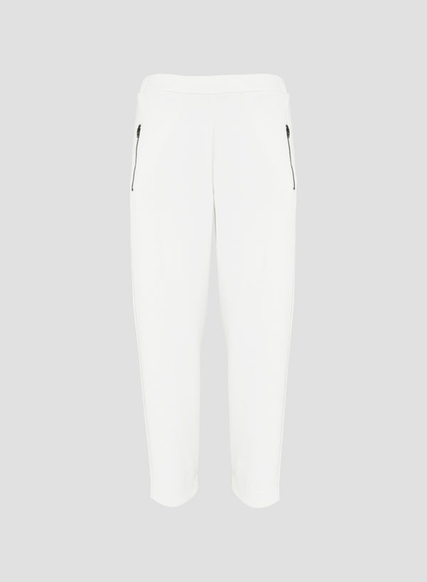 JOGGERS A GAMBA LARGA IN MISTO COTONE
