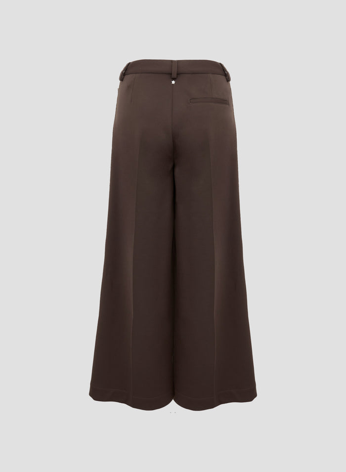 COTTON BLEND SWEATPANTS WITH METALLIC KNIT INSERT
