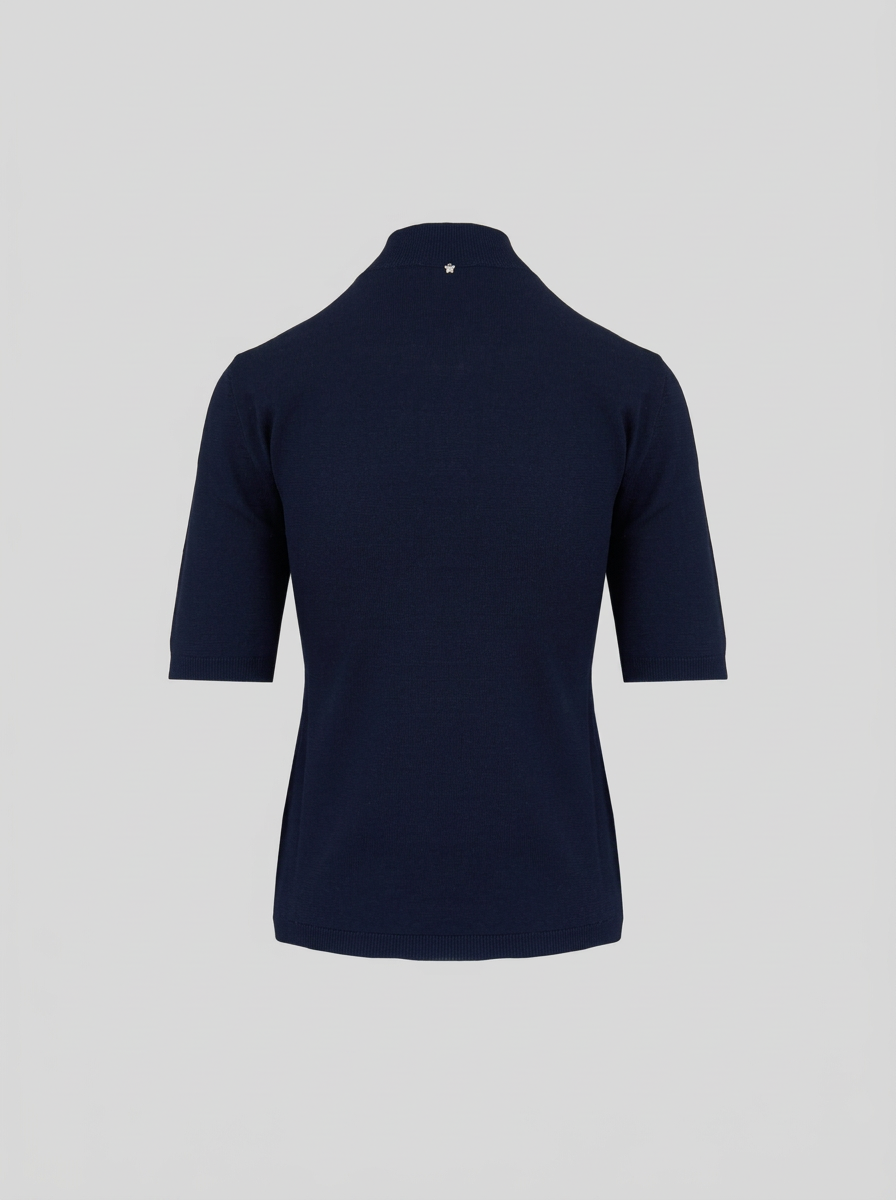 TOP IN MAGLIA DI LANA VERGINE ULTRALIGHT