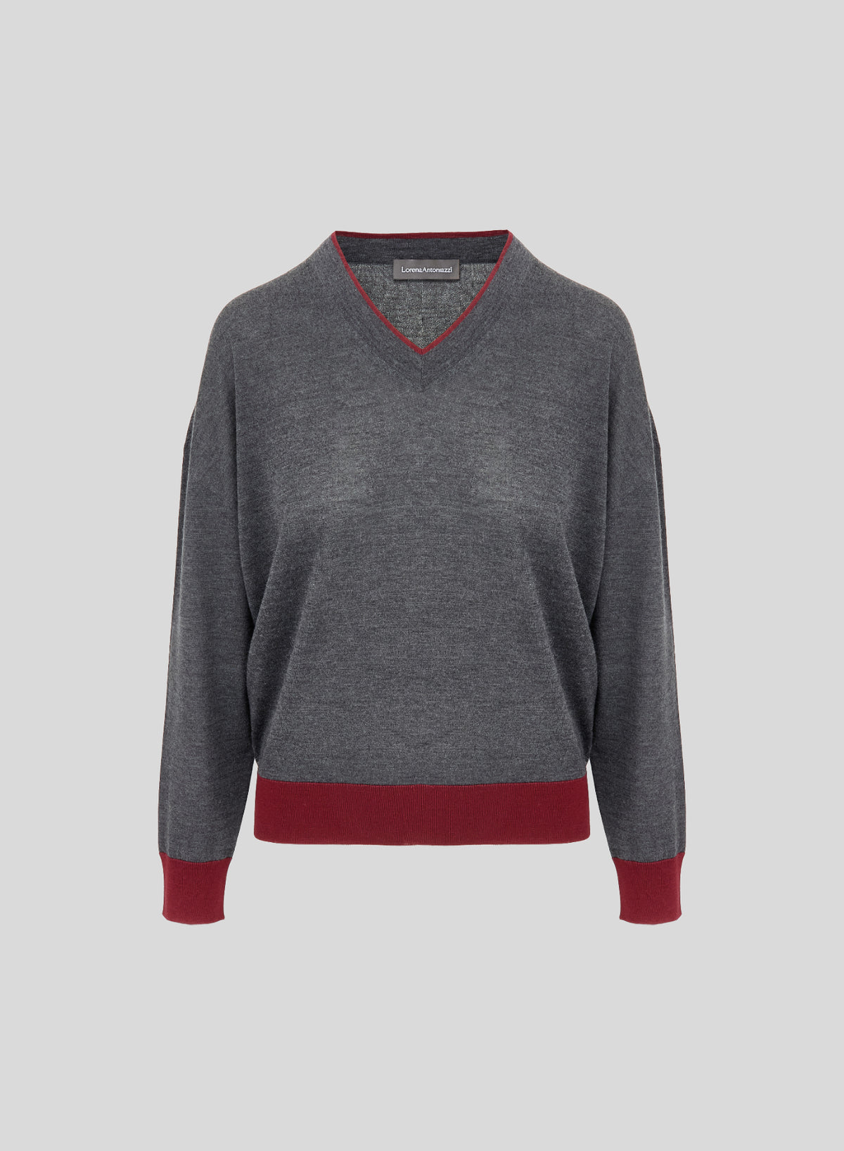 MAGLIA A BLOCCHI DI COLORE IN CASHMERE E SETA ULTRALIGHT