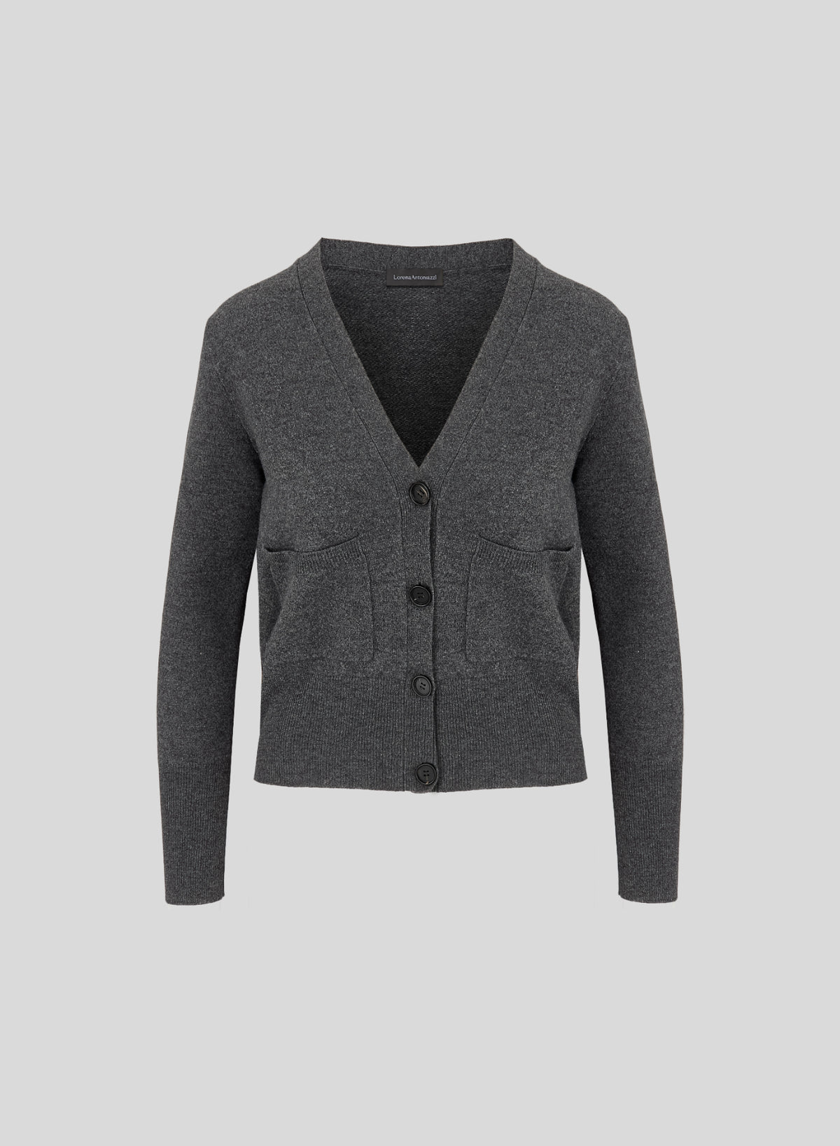 CARDIGAN IN FILO LORENE IN PUNTO FELPA