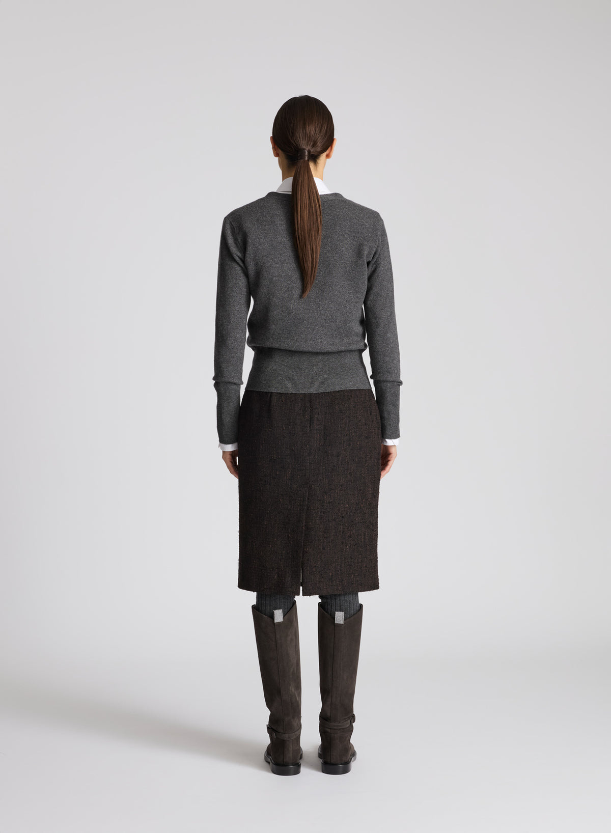 CARDIGAN IN FILO LORENE IN PUNTO FELPA