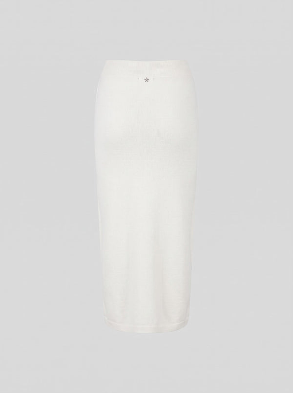 LORENA YARN MIDI SWEATSHIRT FABRIC SKIRT