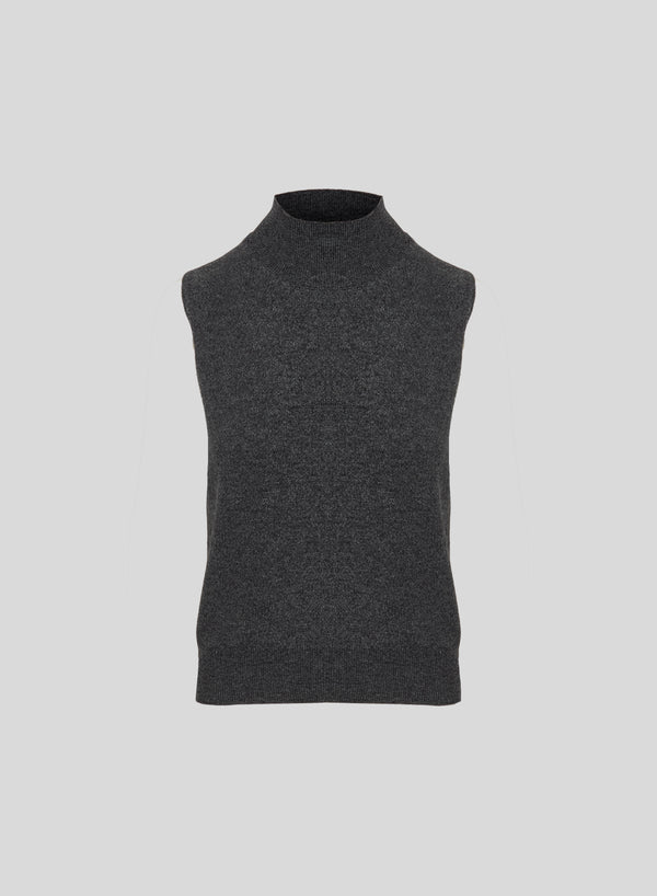 LORENA THREAD TARTAN NECK SWEATSHIRT TOP