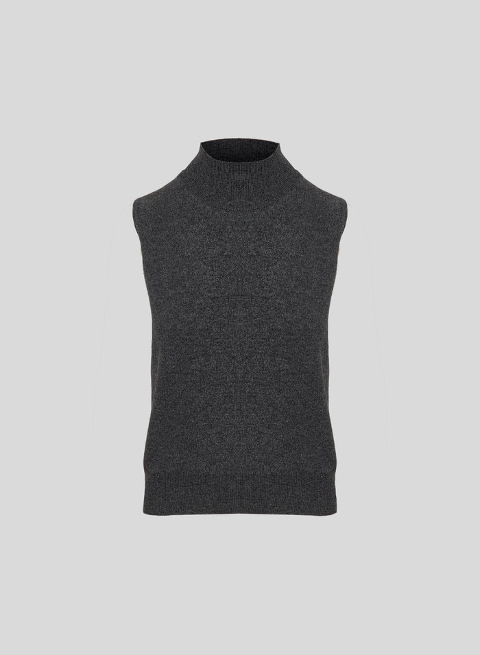 LORENA THREAD TARTAN NECK SWEATSHIRT TOP