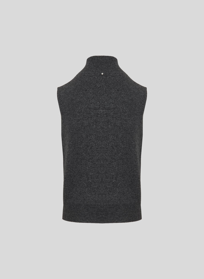 LORENA THREAD TARTAN NECK SWEATSHIRT TOP