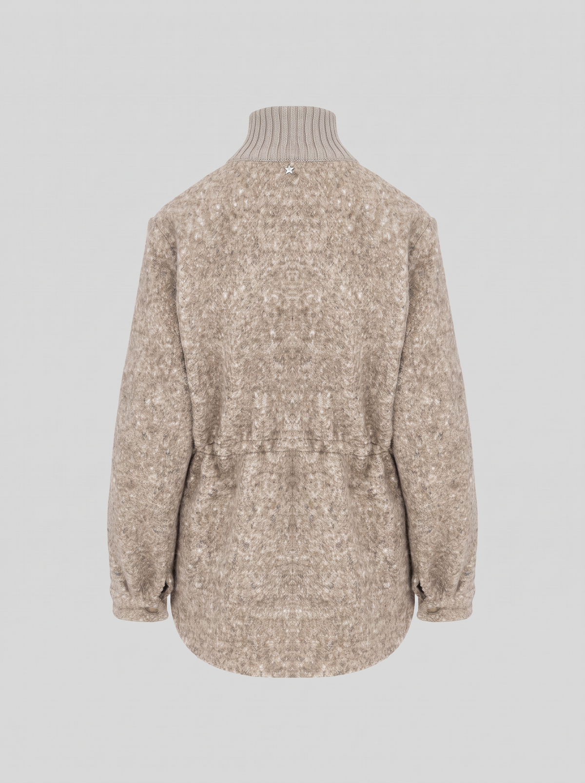 GIACCA BOMBER IN FERLA DI ALPACA E LANA EFFETTO TEDDY