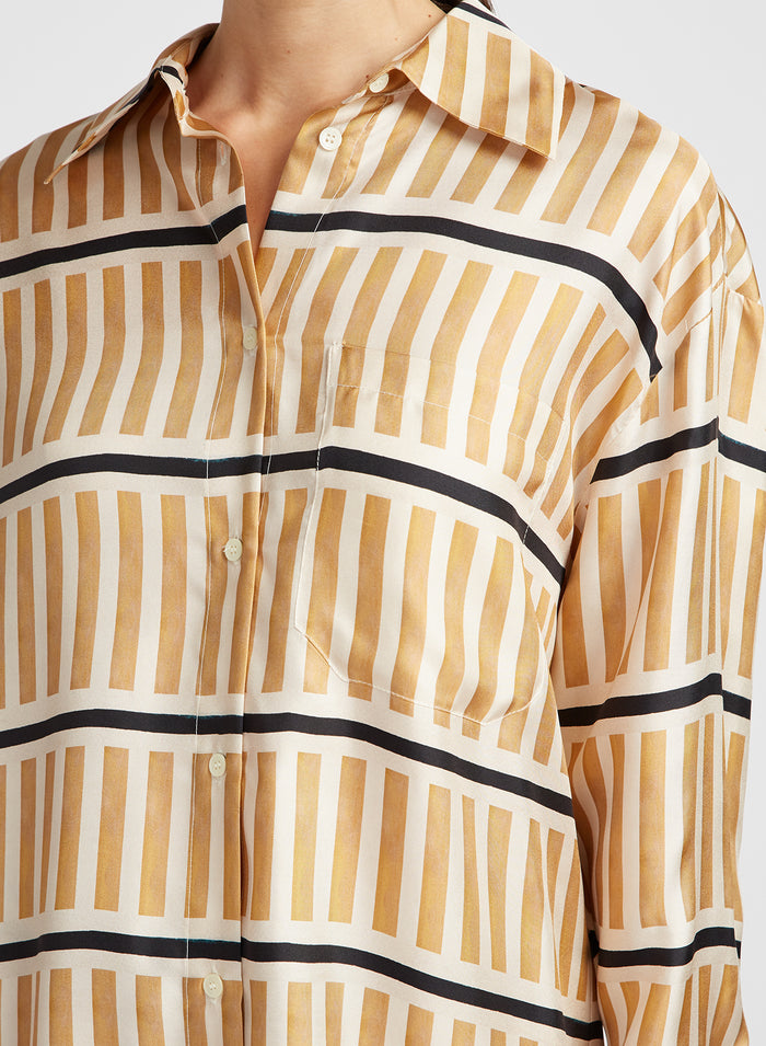 PRINTED SILK SHIRT