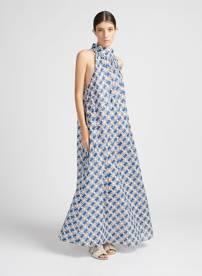 PRINTED COTTON DRESS