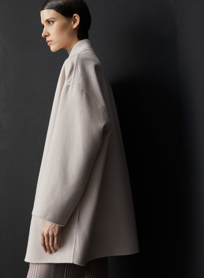 WOOL AND ANGORA COAT