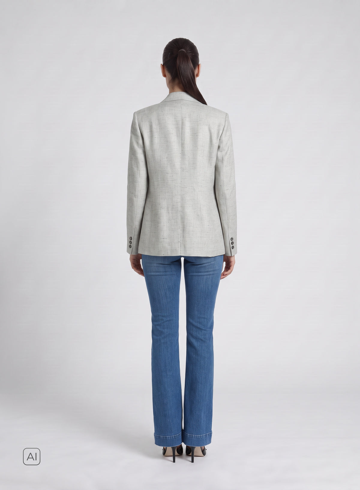 JEANS A VITA MEDIA CON GAMBA FLARE