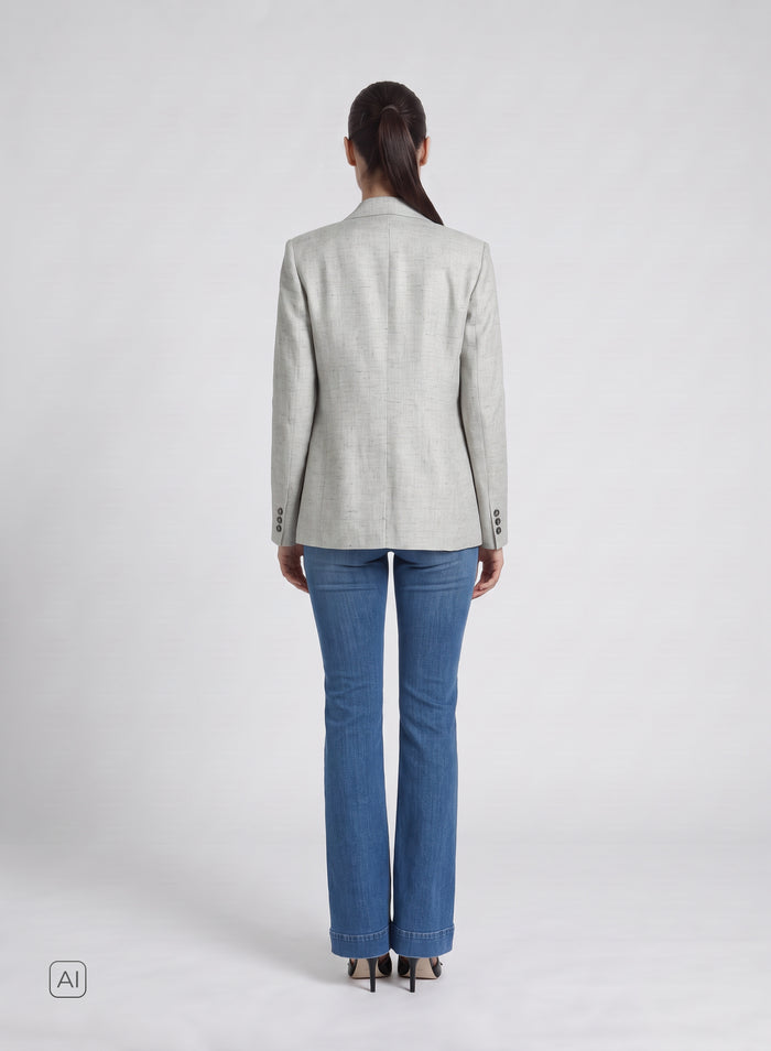 JEANS A VITA MEDIA CON GAMBA FLARE