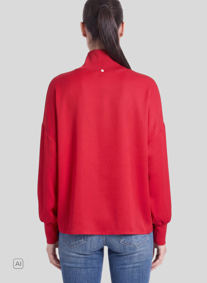 BLUSA IN TWILL DI MISTO SETA