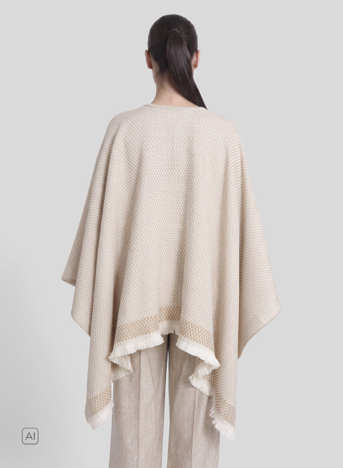 VIRGIN WOOL CAPE