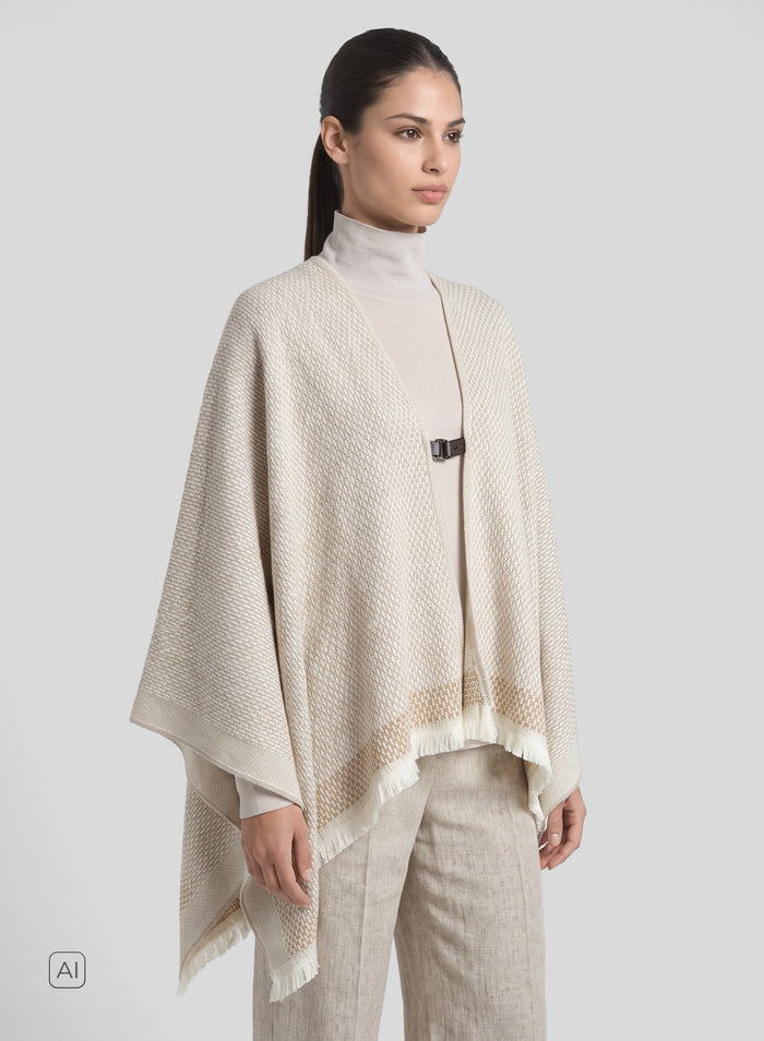 VIRGIN WOOL CAPE