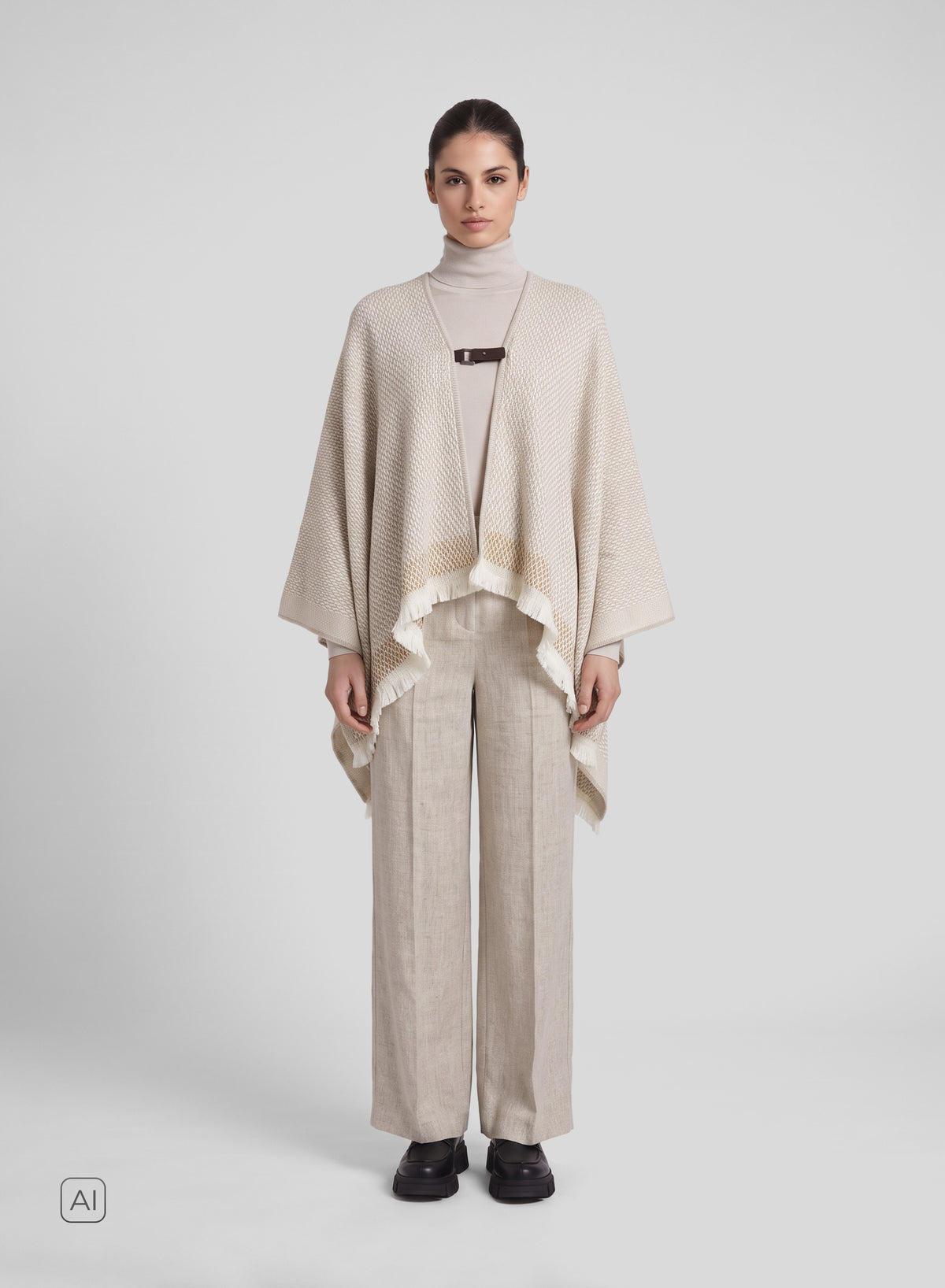 VIRGIN WOOL CAPE