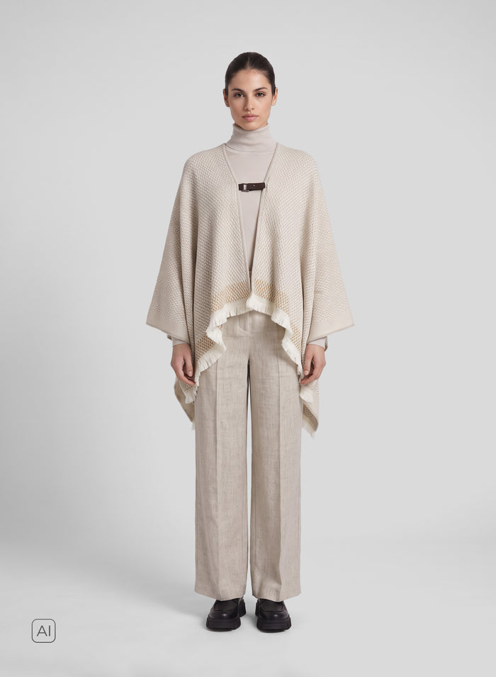 VIRGIN WOOL CAPE
