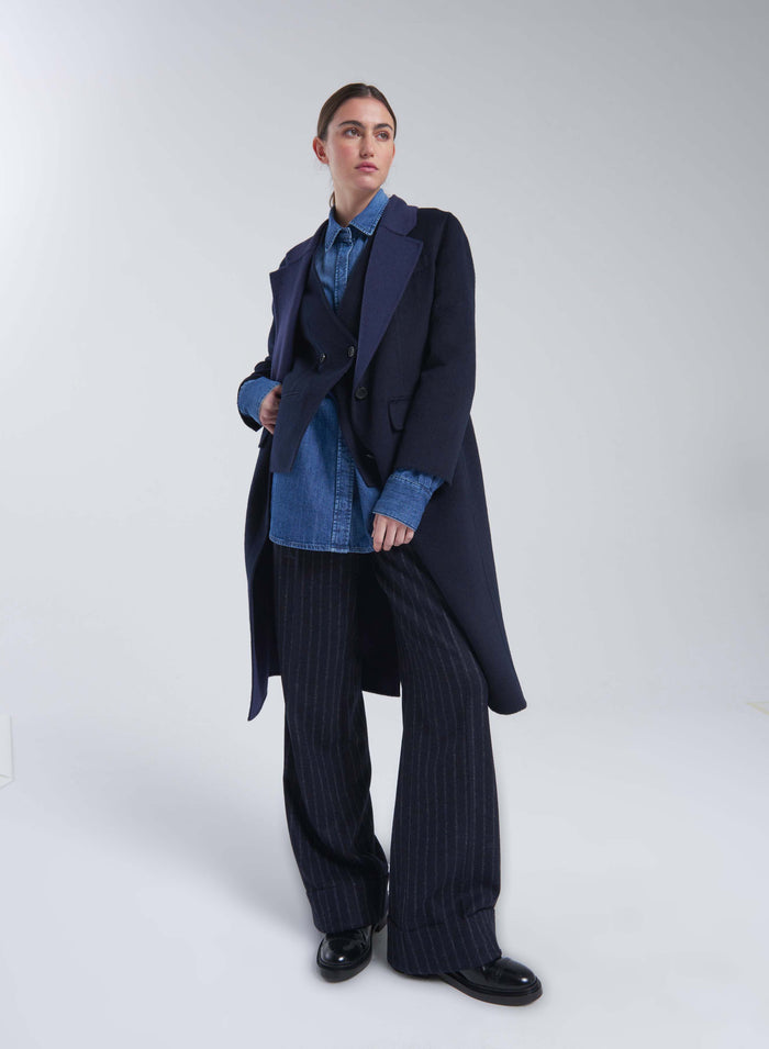 WOOL AND ANORA COAT