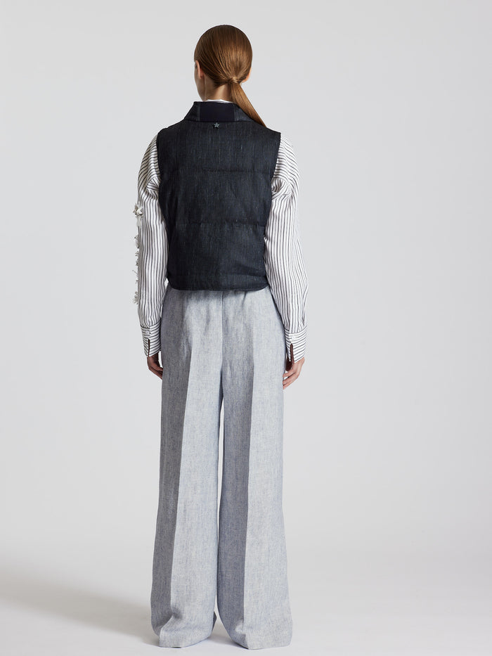 LINEN BLEND PANTS