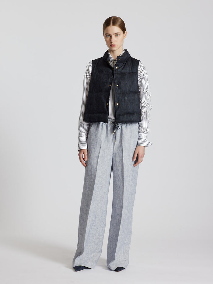 LINEN BLEND PANTS