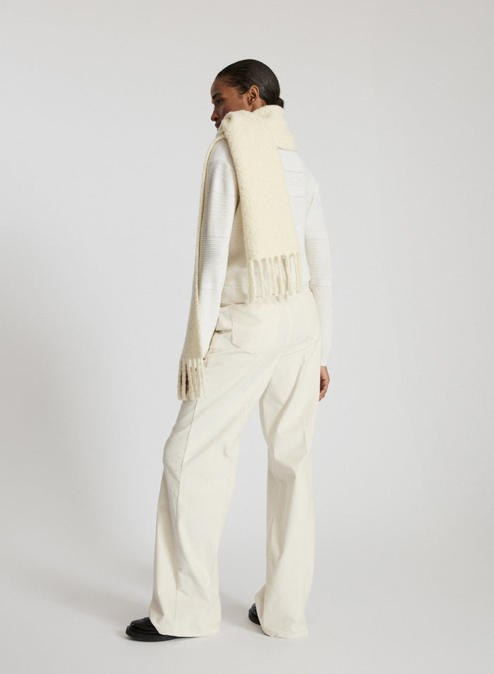 CORDUROY WIDE LEG PANTS