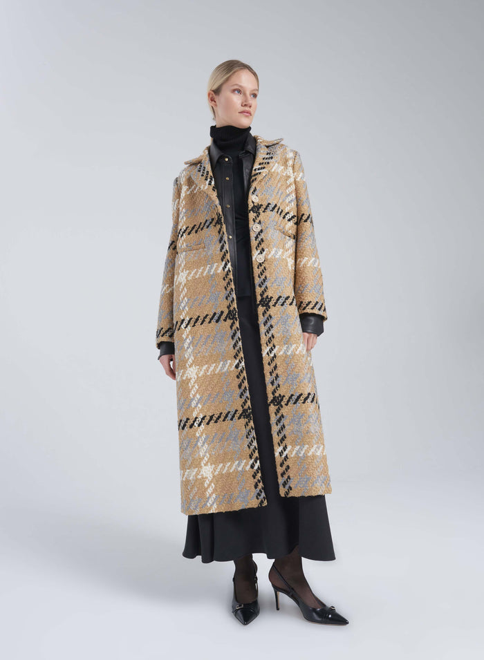 MOHAIR AND WOOL COAT