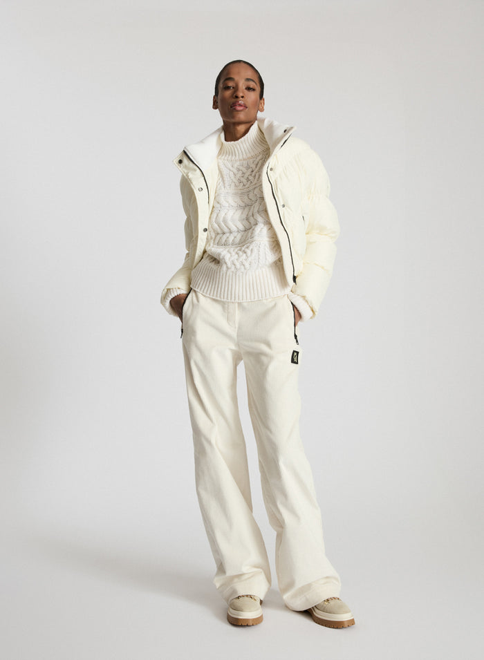 MOUNTAINEER VELVET WIDE LEG PANTS