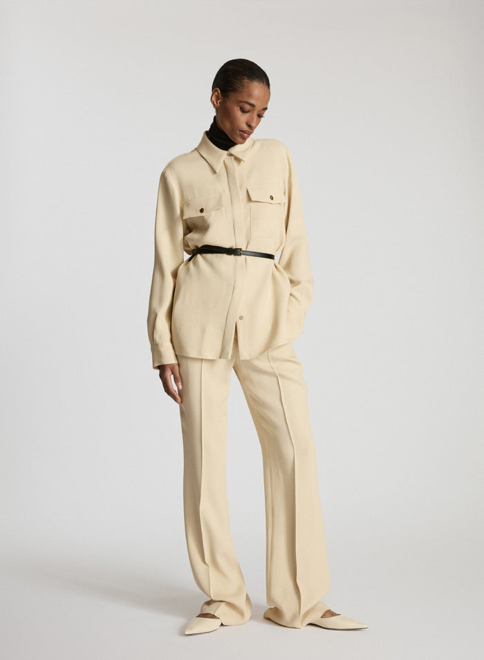 VISCOSE CADY SABLE TAILORED PANTS
