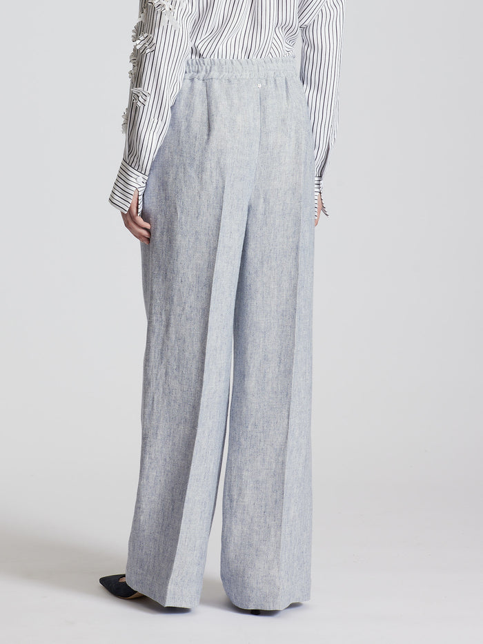 LINEN BLEND PANTS