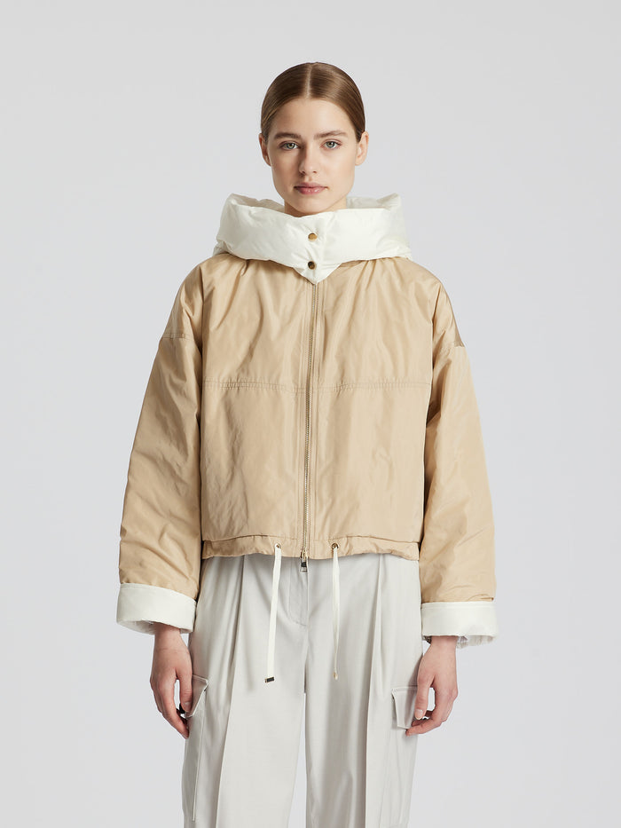 TECHINCAL TAFFETTAS PADDED BOMBER