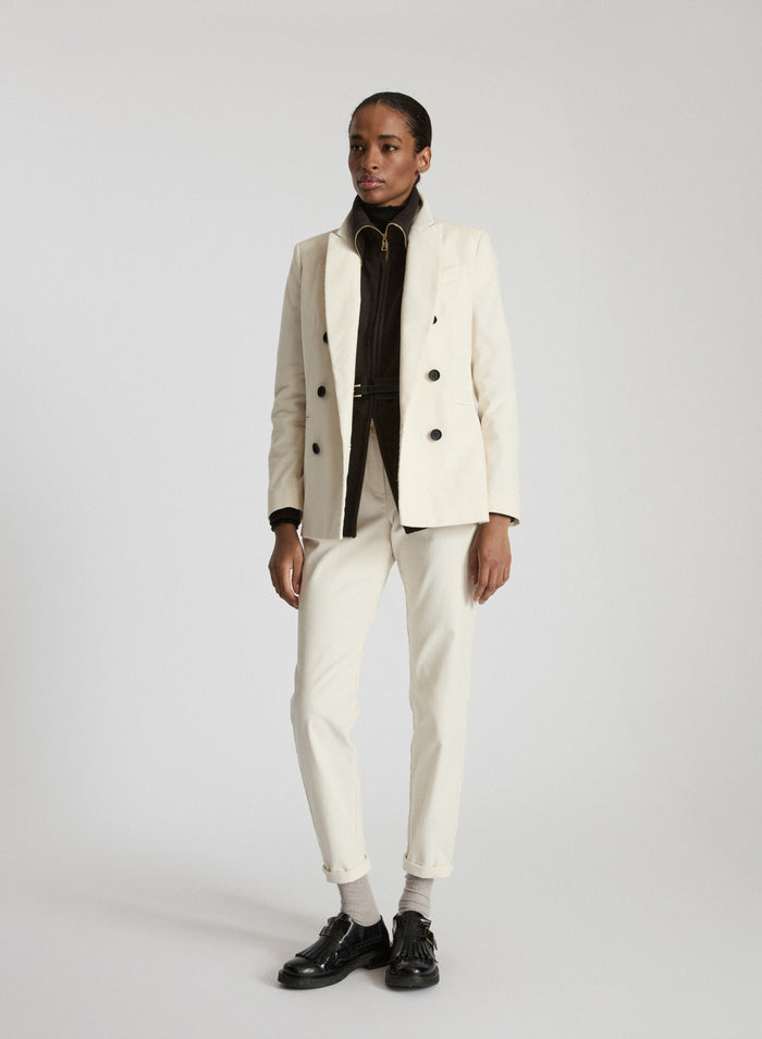 WOOL, CASHMERE AND SILK CARDIGAN