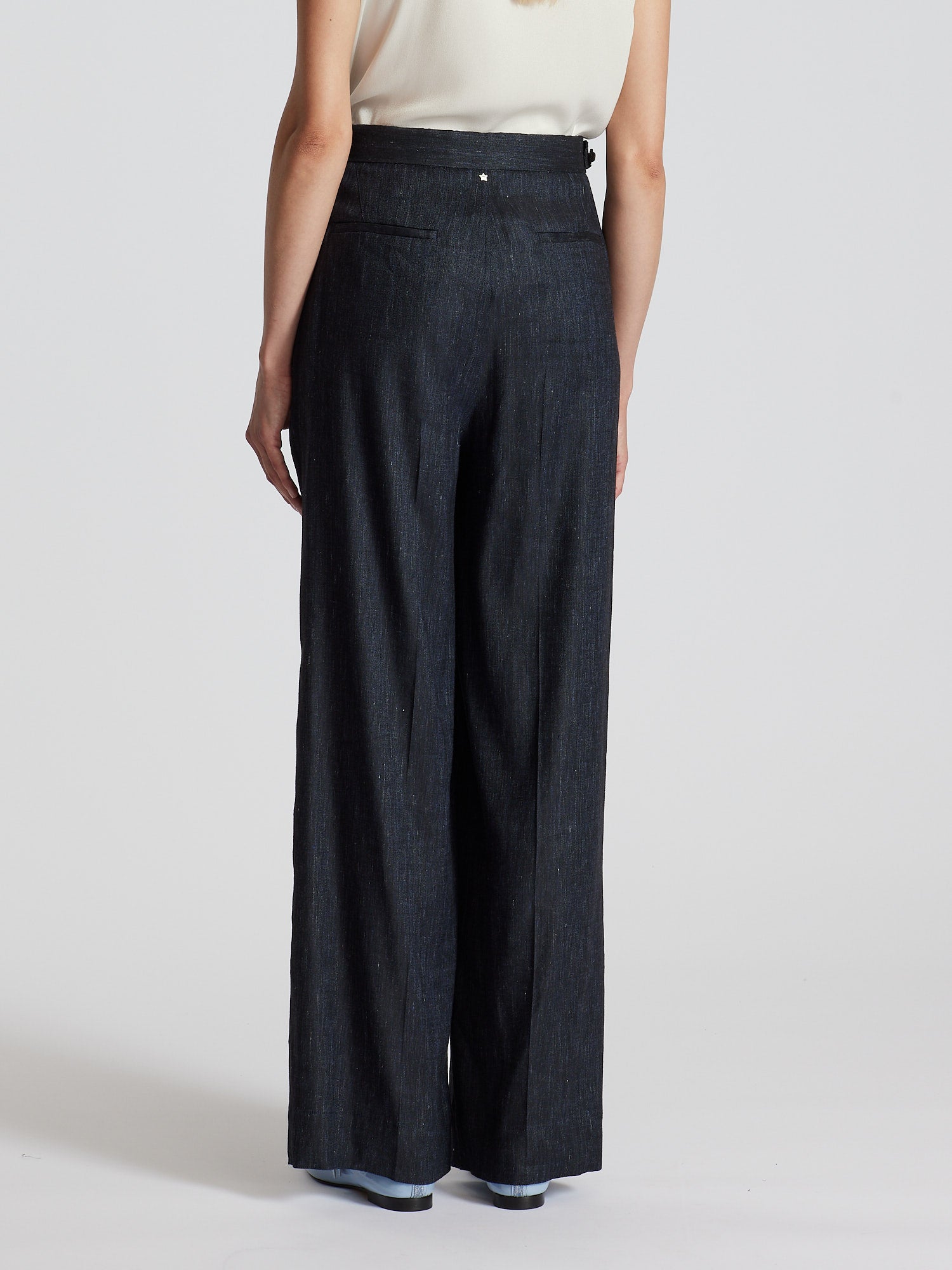 LINEN BLEND PANTS