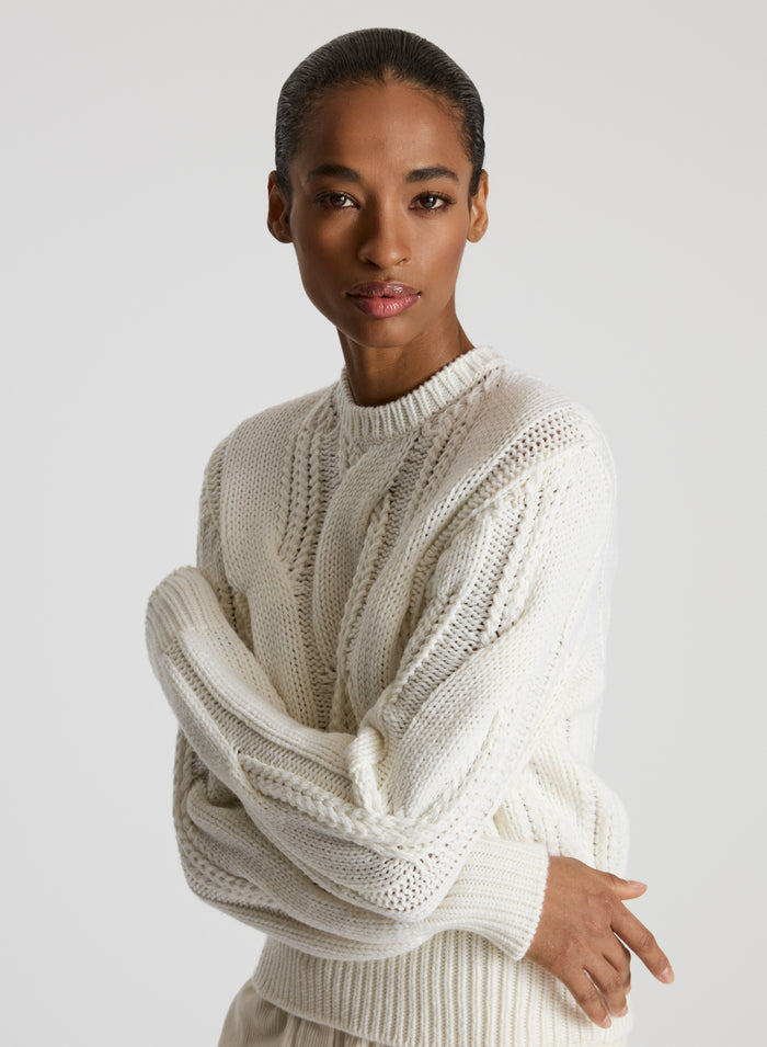 WOOL CORDONNET SWEATER