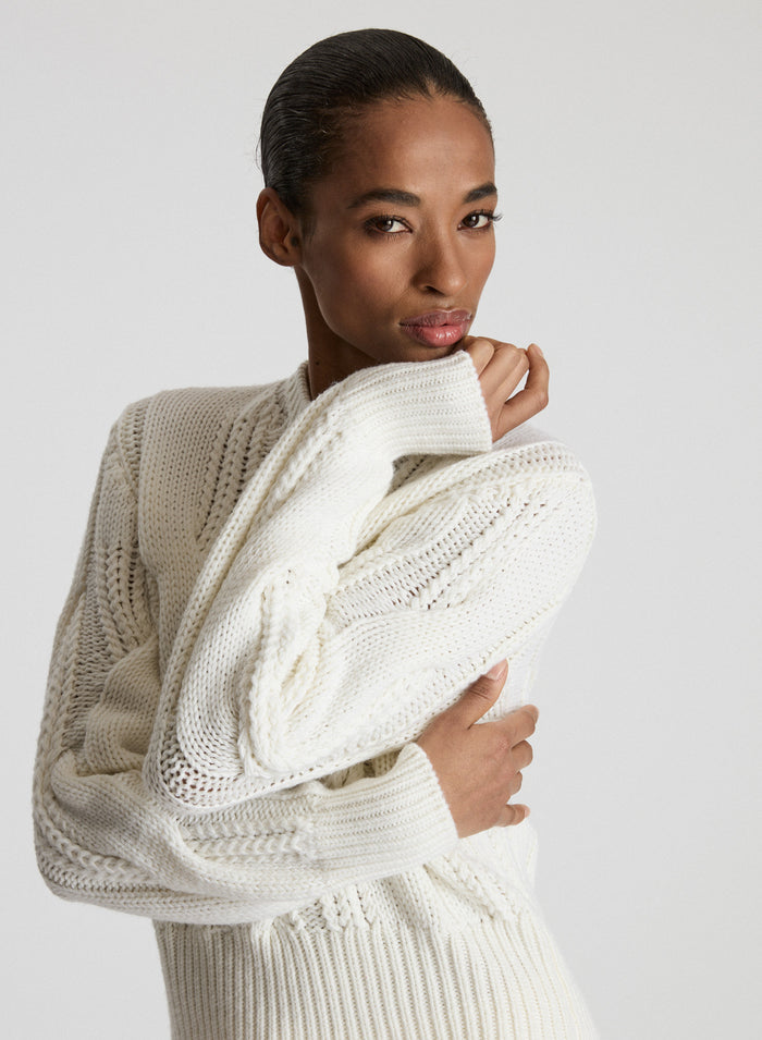 WOOL CORDONNET SWEATER