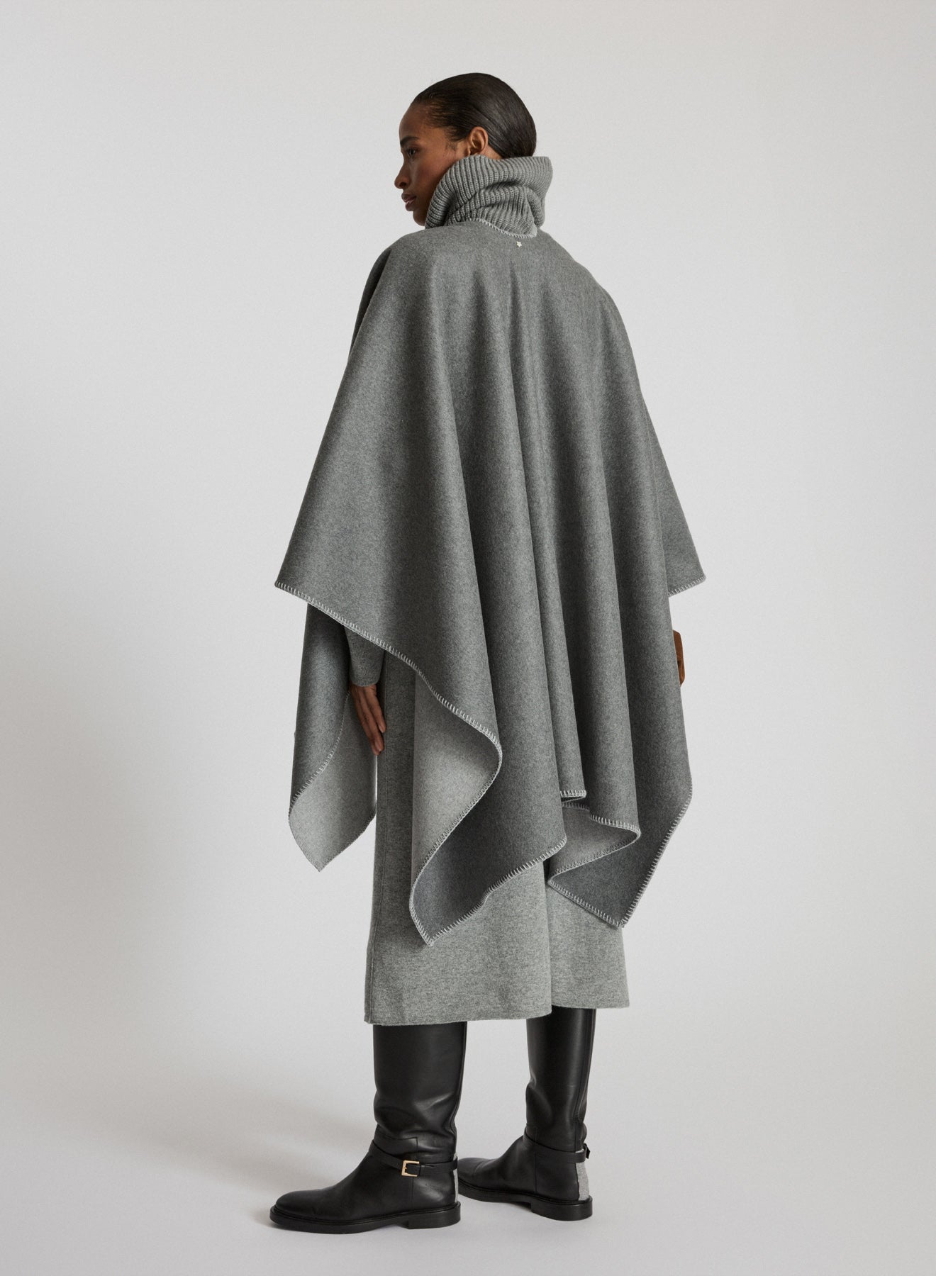 MANTELLA IN LANA, CASHMERE E SETA