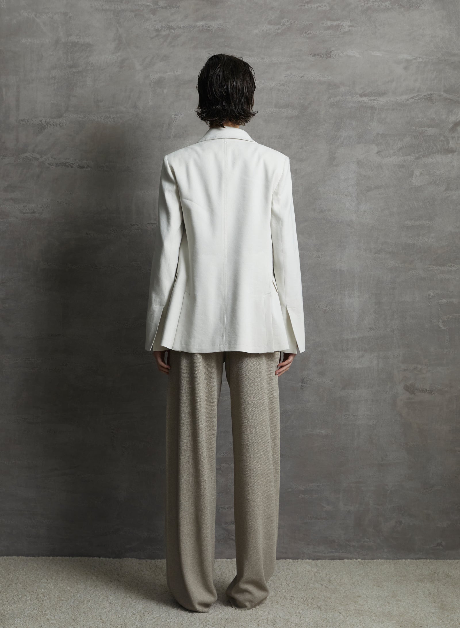 PANTALONI IN PUNTO RISO IN MISTO VISCOSA