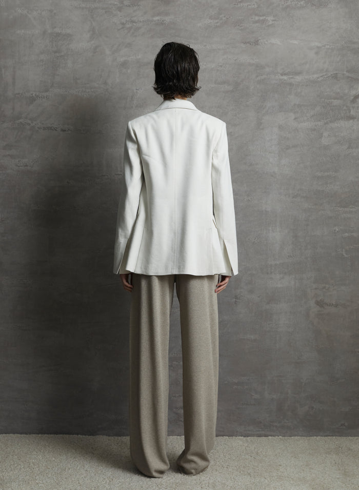 PANTALONI IN PUNTO RISO IN MISTO VISCOSA