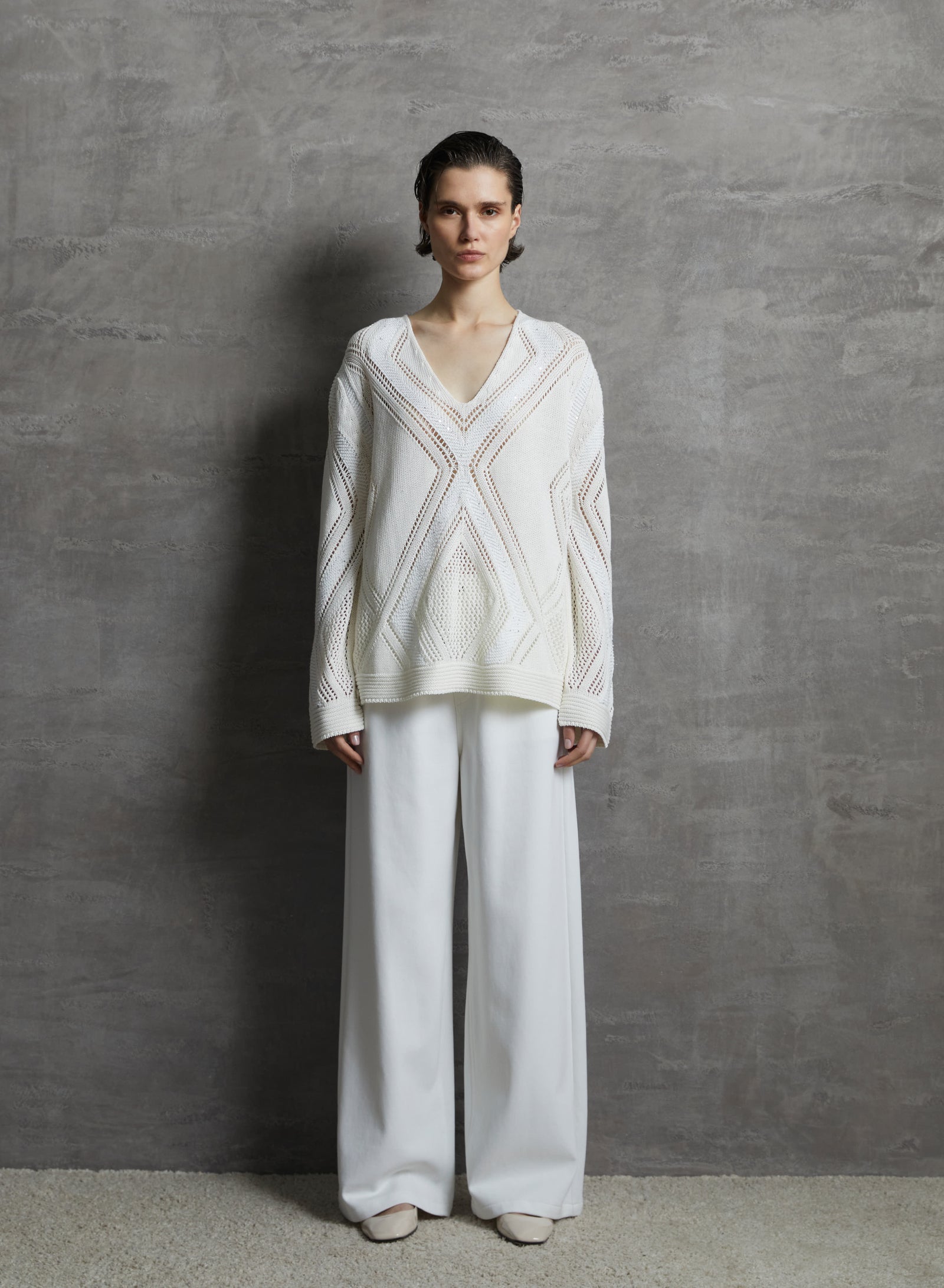 PANTALONI IN JERSEY FELPATO MORBIDO IN MISTO COTONE