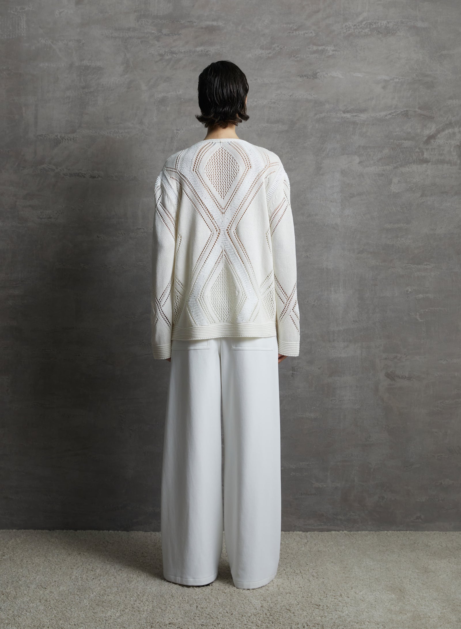 PANTALONI IN JERSEY FELPATO MORBIDO IN MISTO COTONE