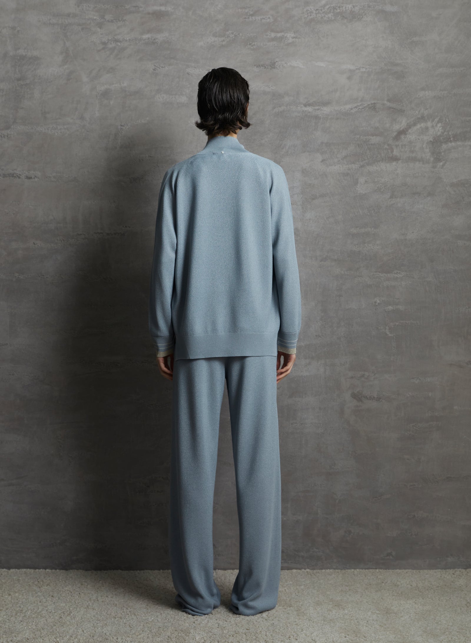 PANTALONI IN PUNTO RISO IN MISTO VISCOSA