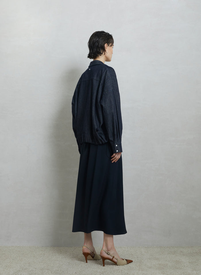 FLUID DENIM OVERSIZE SHIRT
