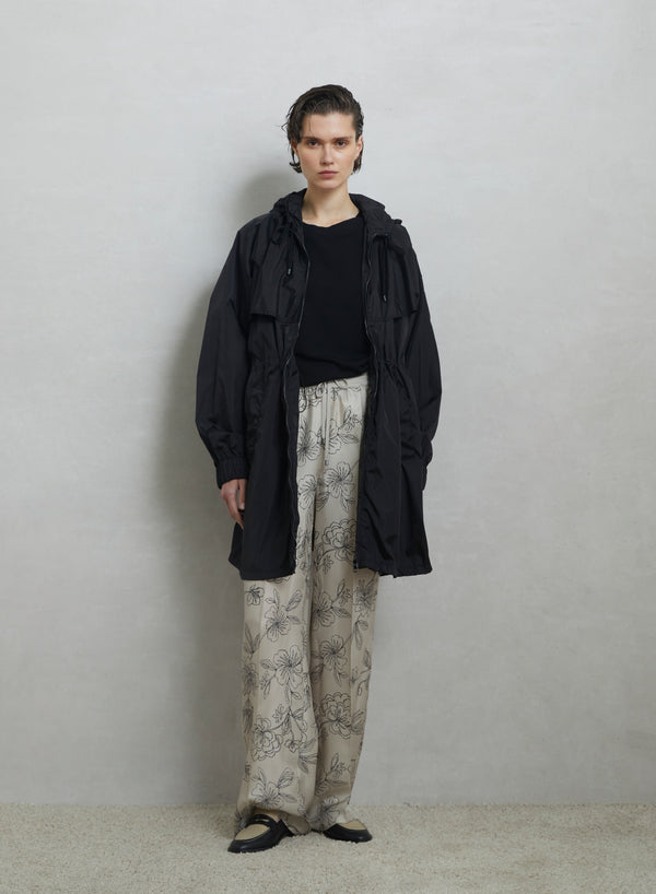 PRINTED SILK PANTS