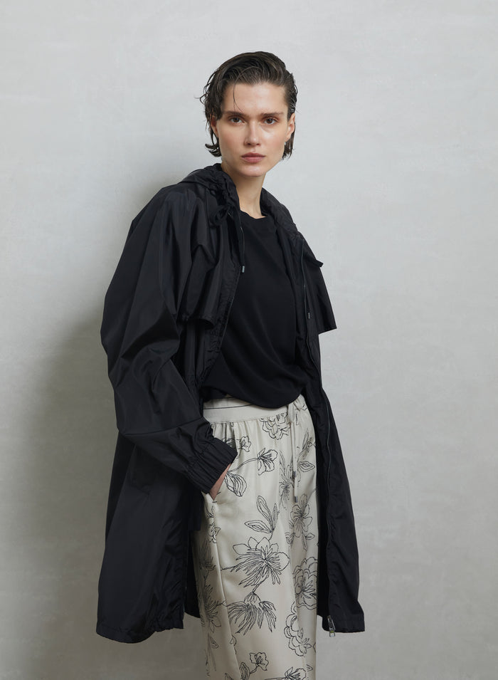 PRINTED SILK PANTS