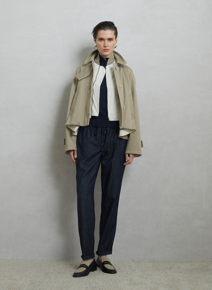 STRETCH COTTON CANVAS CABAN