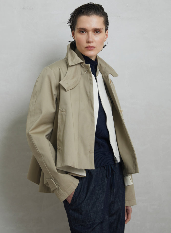 STRETCH COTTON CANVAS CABAN