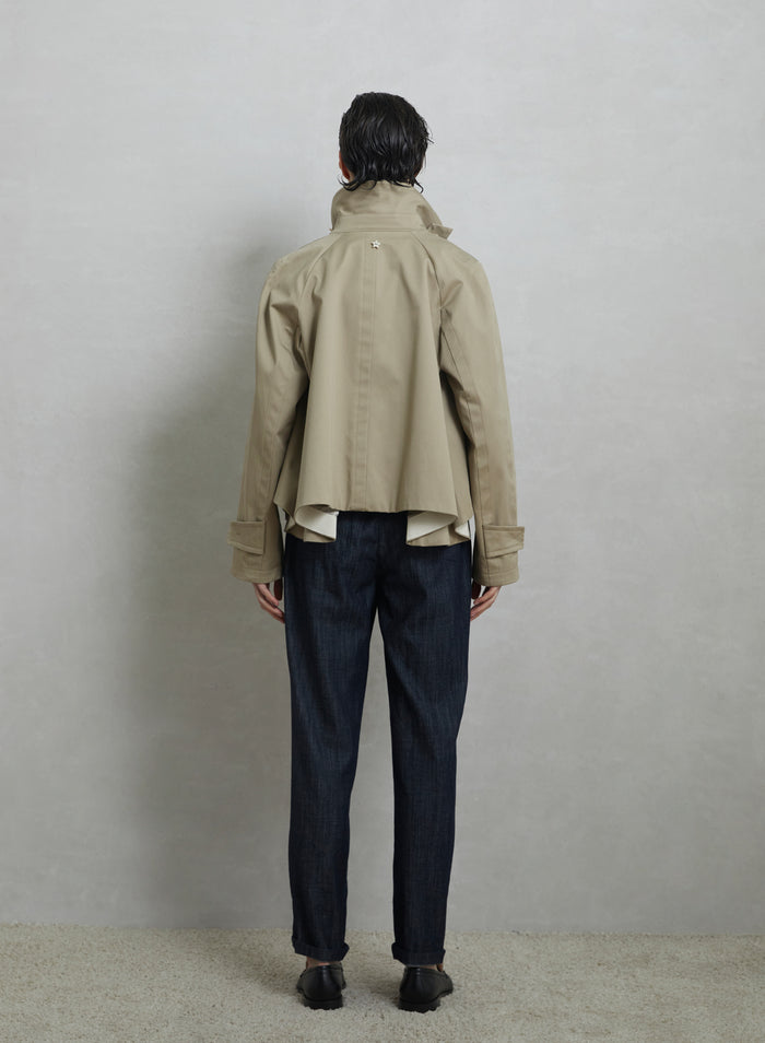 STRETCH COTTON CANVAS CABAN