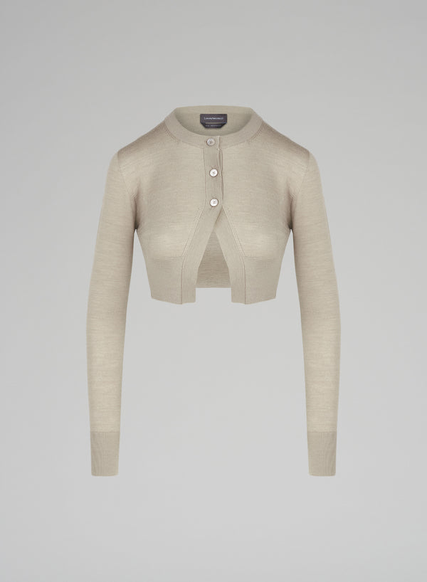 CARDIGAN CORTO IN MAGLIA