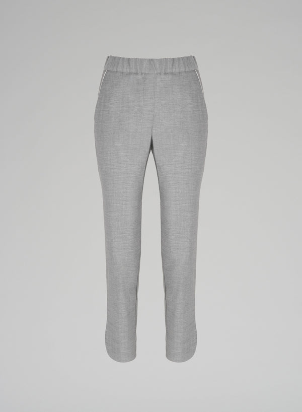 PANTALONI A SIGARETTA IN LANA