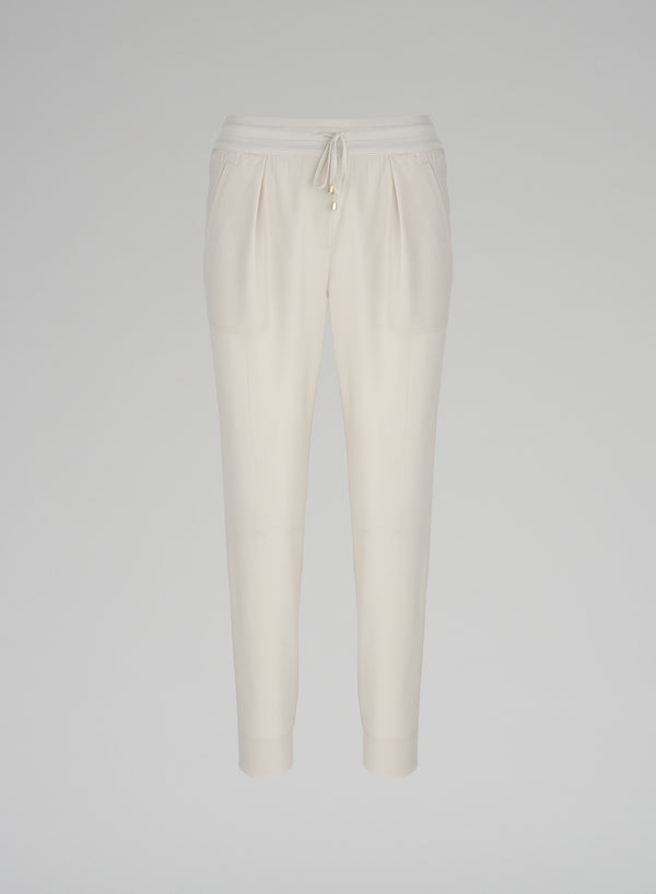 JOGGERS IN TELA UNITA DI LANA STRETCH