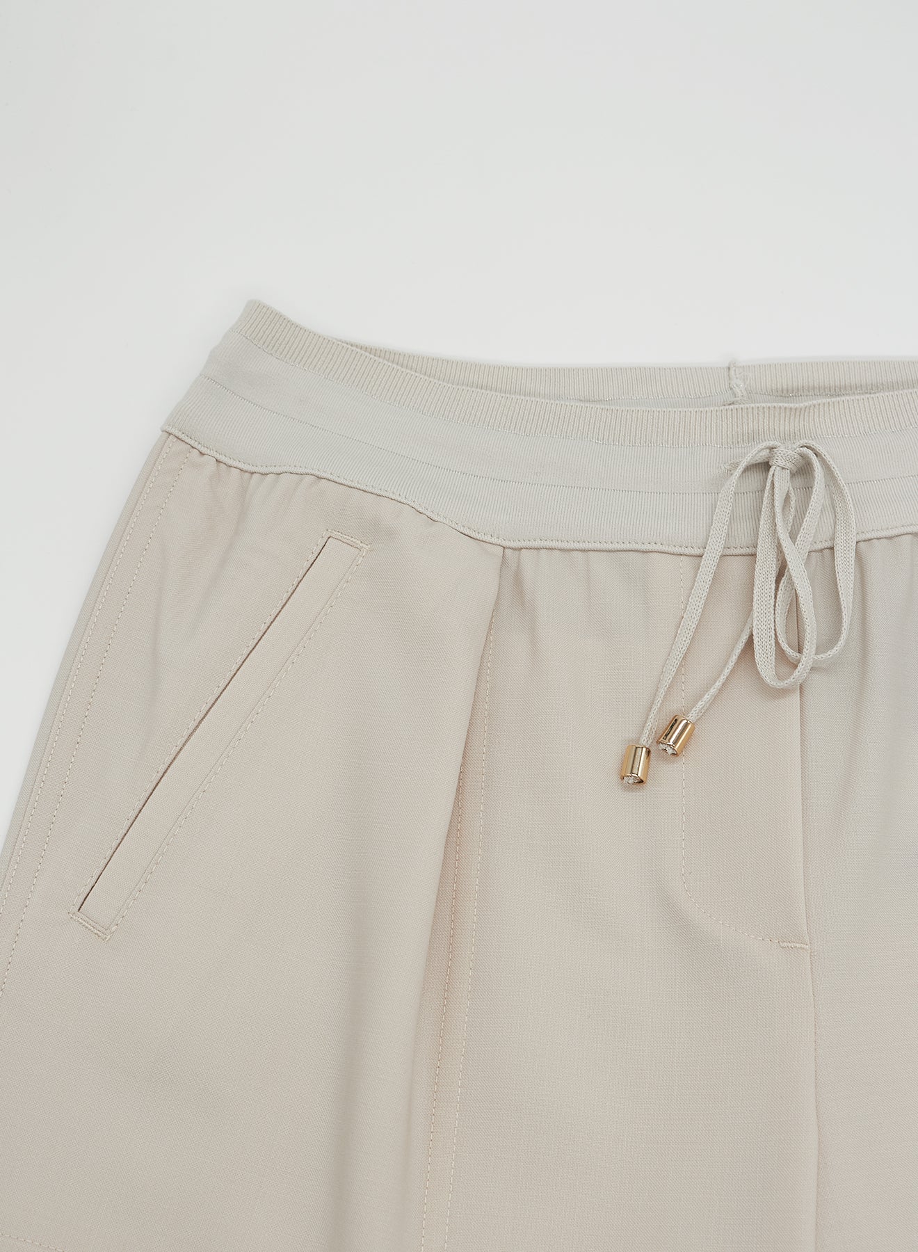 JOGGERS IN TELA UNITA DI LANA STRETCH